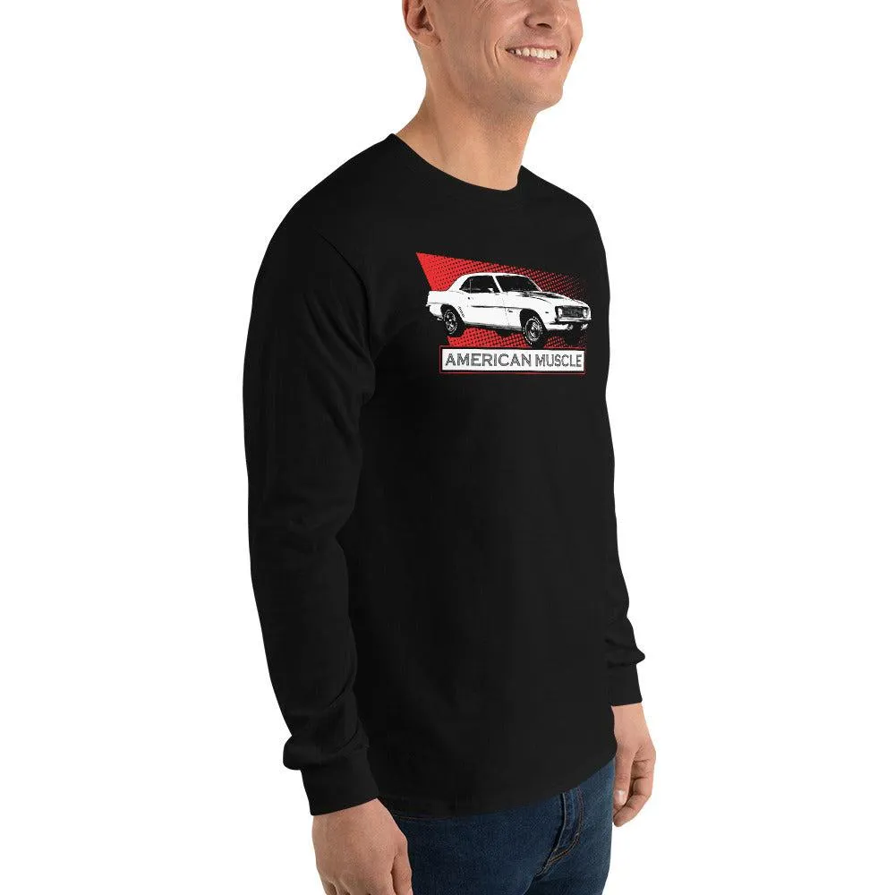 1969 Camaro Long Sleeve Shirt With Retro Design