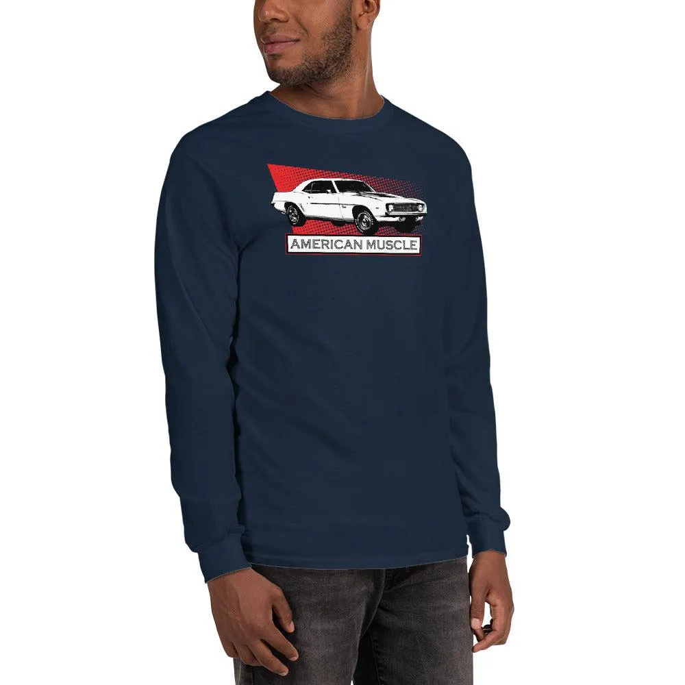 1969 Camaro Long Sleeve Shirt With Retro Design