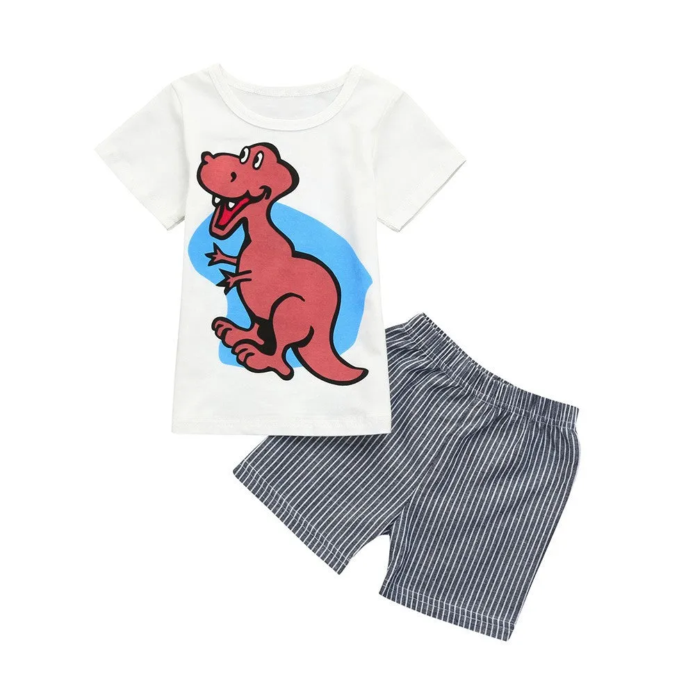 2 Piece Liam T-Shirts and Shorts Sets