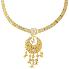 2-TONE GOLD NECKLACE SET