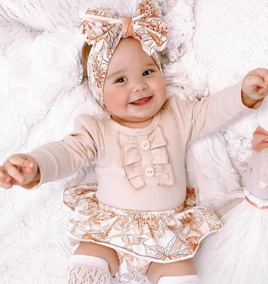 3-piece Floral Baby Sets