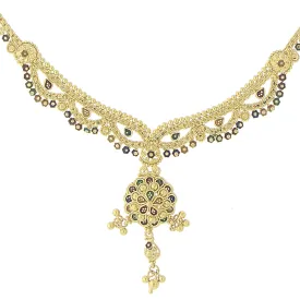 3 PIECE GOLD NECKLACE SET