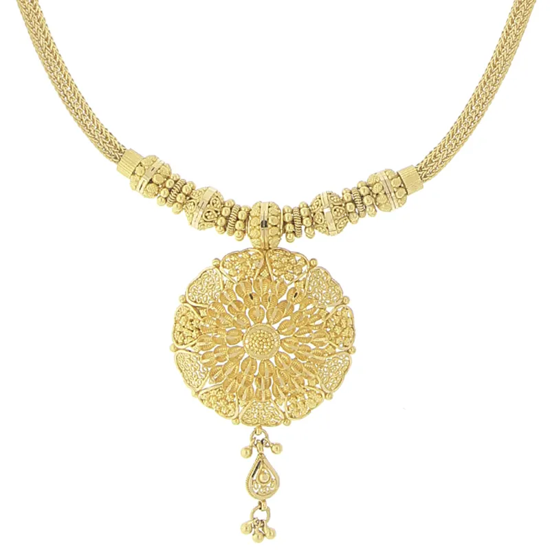 3-PIECE PLAIN GOLD NECKLACE SET