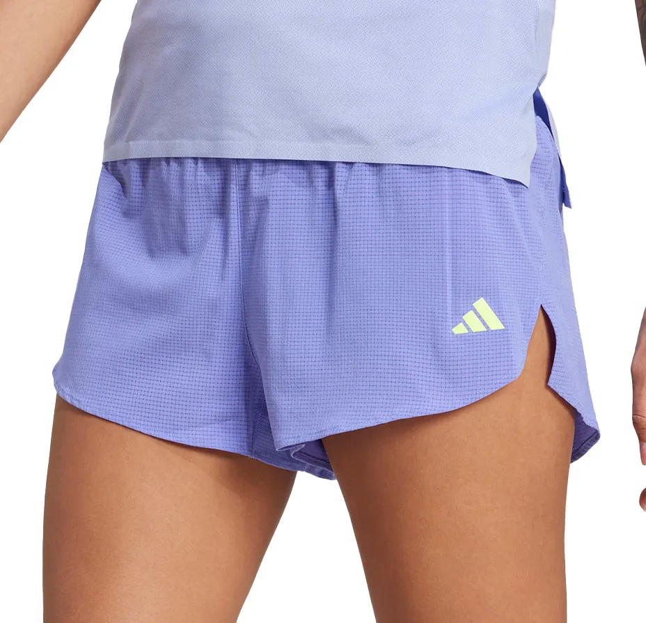 adidas Adizero Gel Womens Running Shorts - Blue