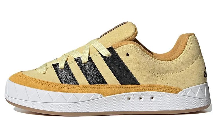 Adidas Originals Adimatic Skateboarding Unisex Sneakers, Light Yellow/Black