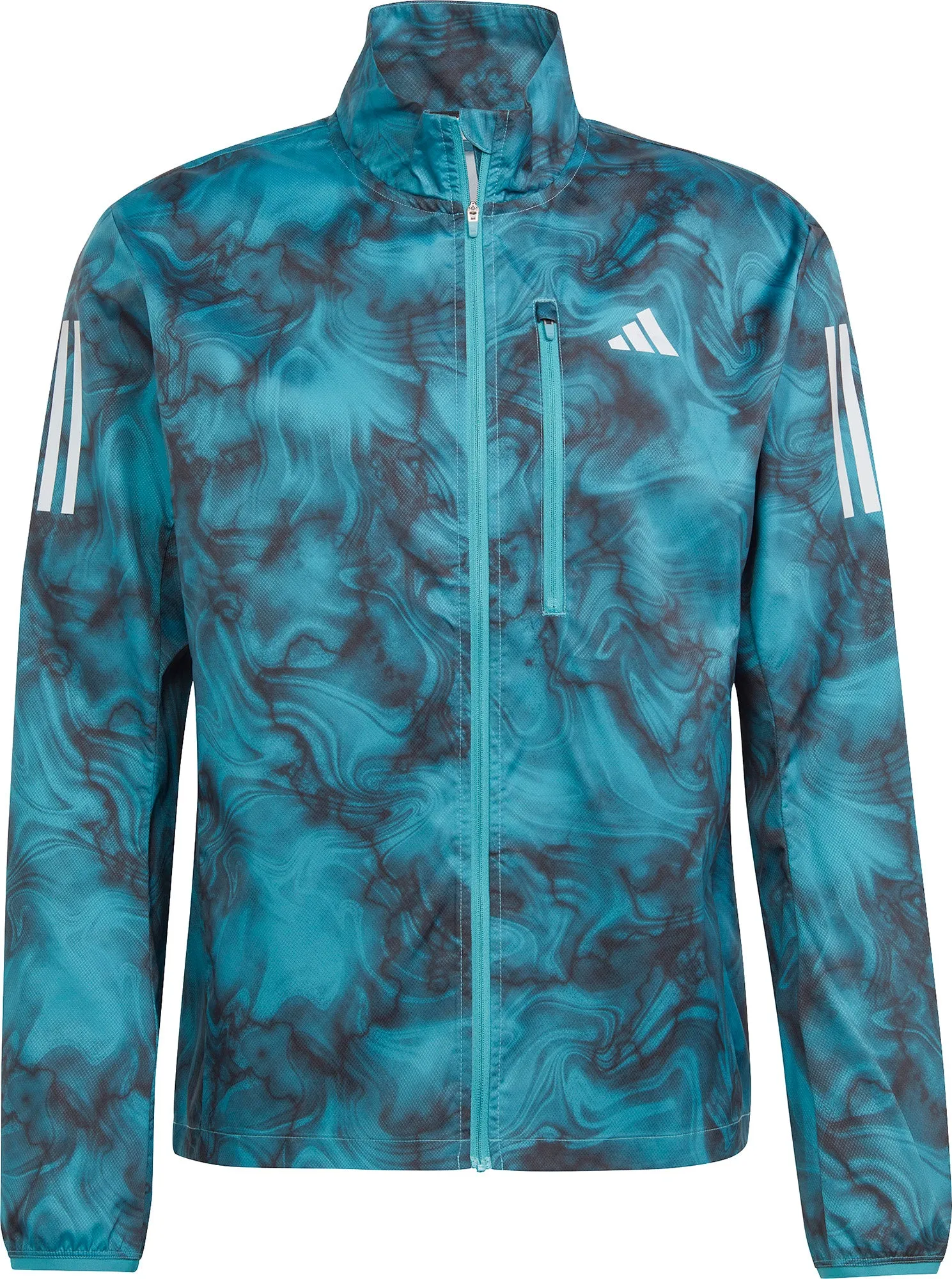 adidas Own The Run Mens Running Jacket - Blue