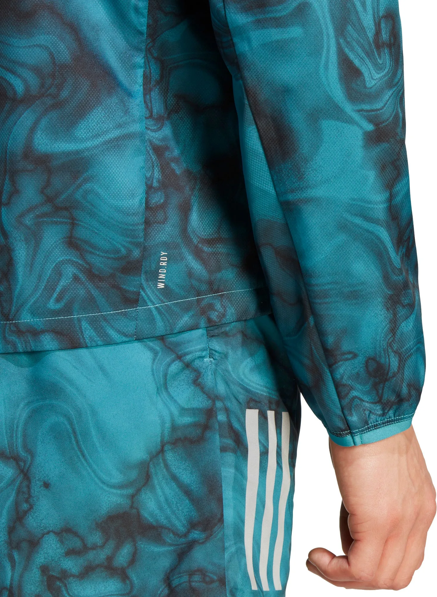 adidas Own The Run Mens Running Jacket - Blue