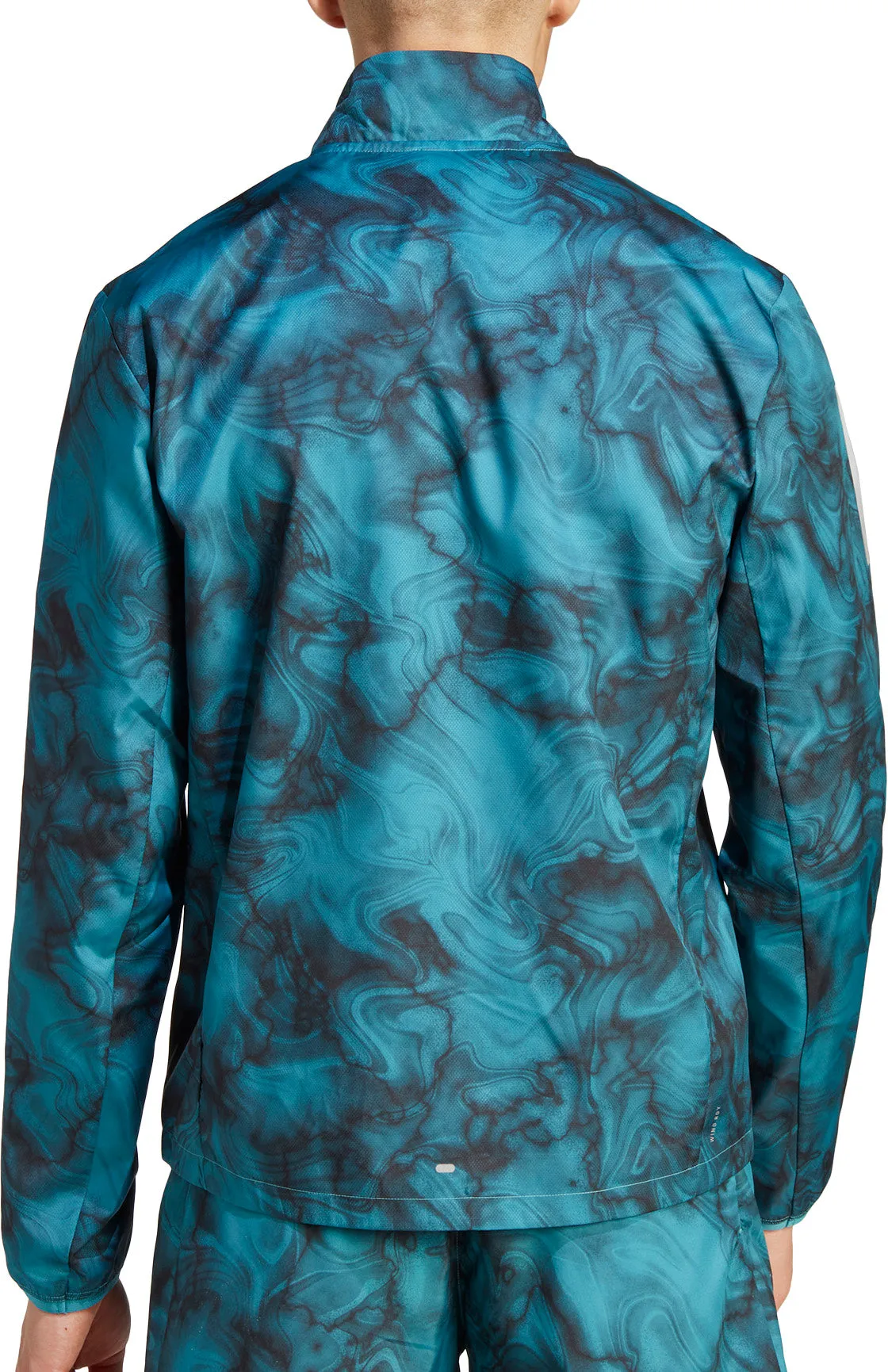 adidas Own The Run Mens Running Jacket - Blue