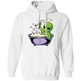 Alien Smoking Bong Hoodie