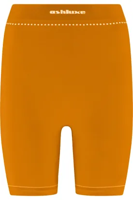 Ashluxe Female Active Biker Shorts-Orange