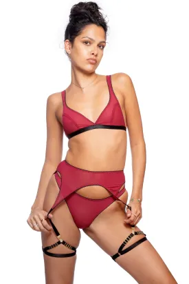 ASTER premium mesh lingerie set