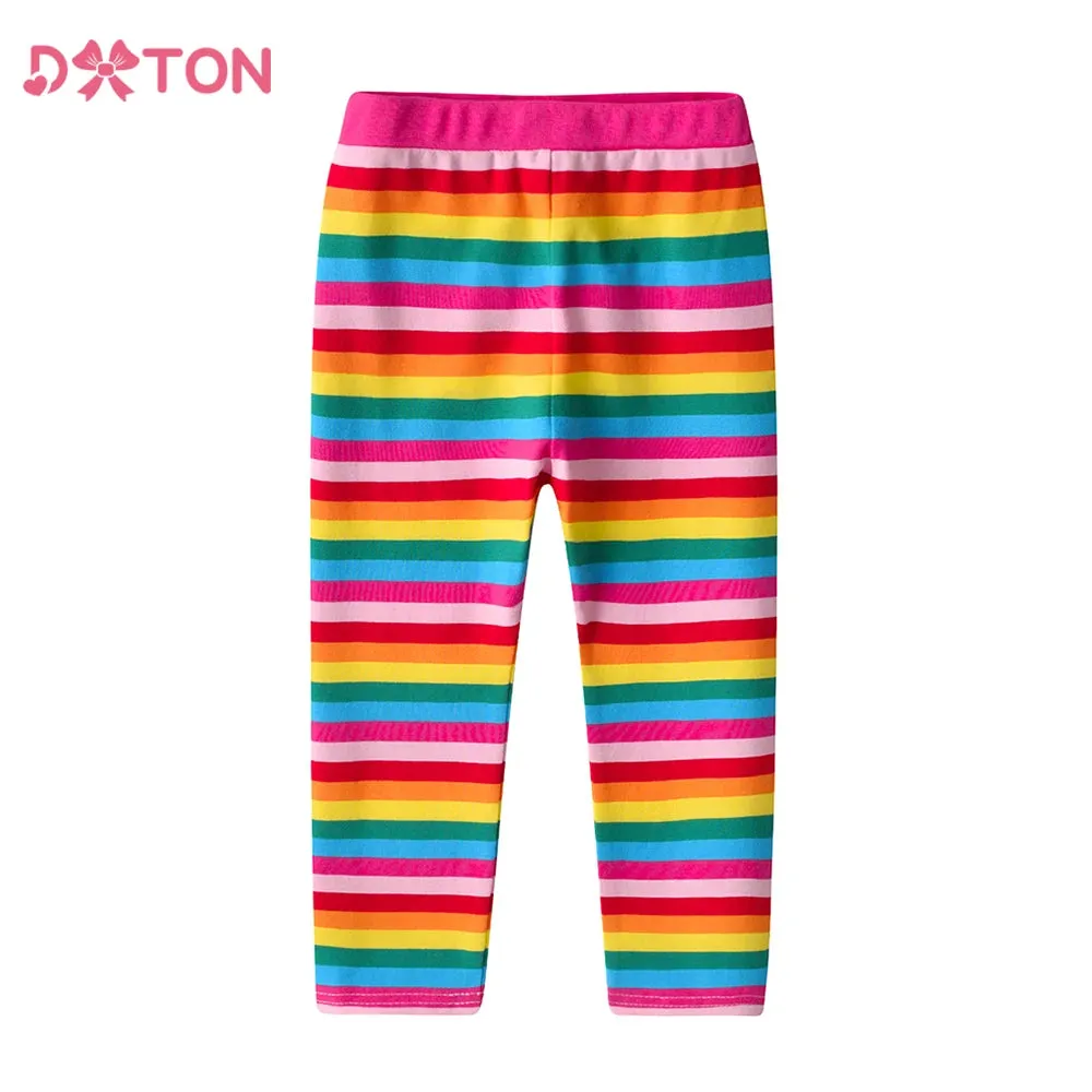 Baby Girl Rainbow 2-8Y Striped Leggings