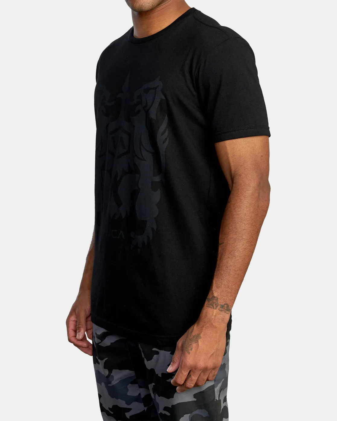 Big Crest Short Sleeve Tee - Black