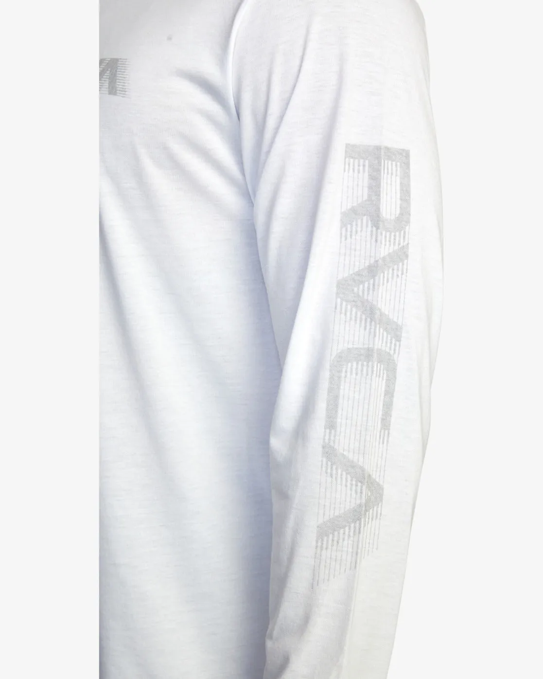 Big RVCA Speed Long Sleeve Workout Shirt - White