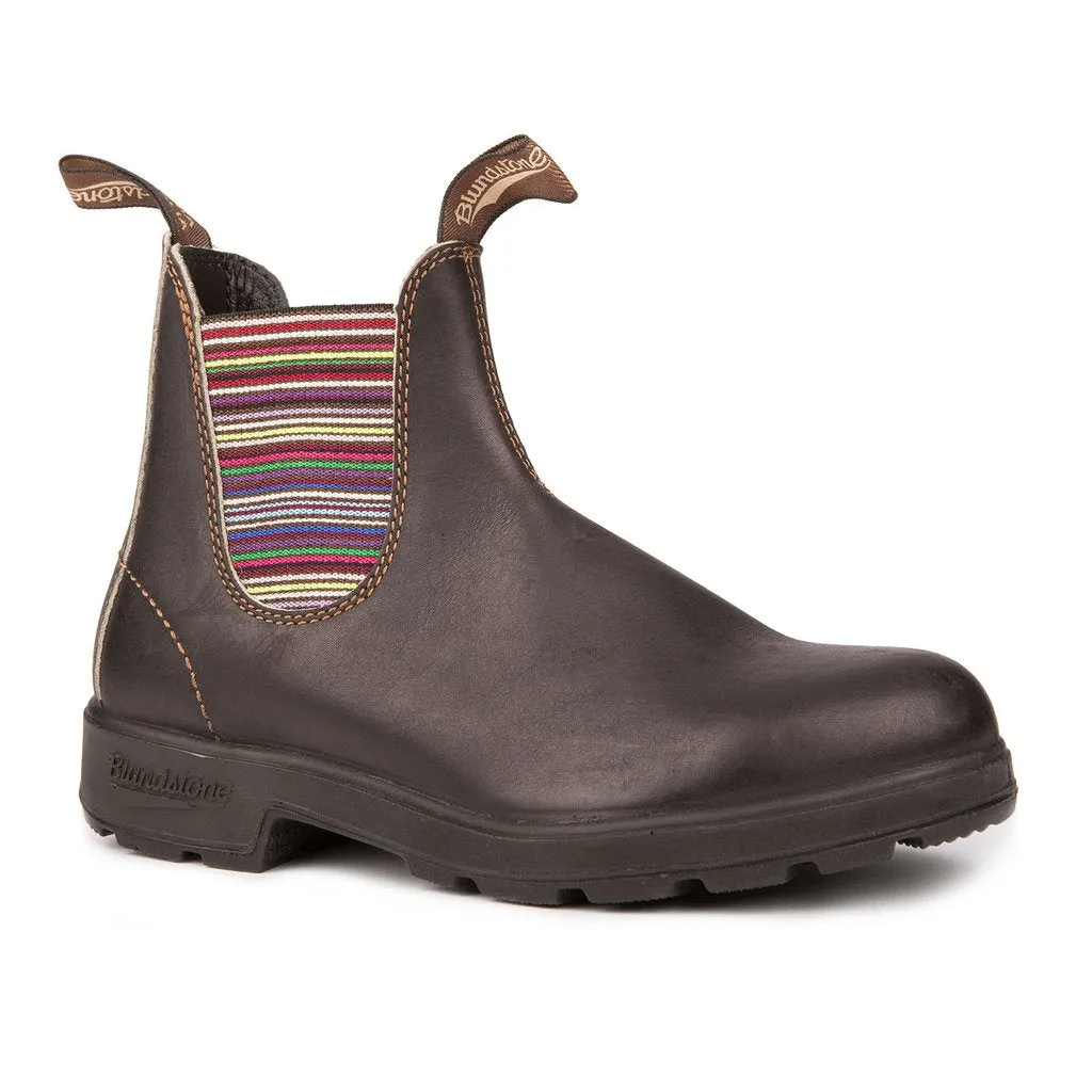 BLUNDSTONE 1409 - Original Stout Brown Striped Elastic