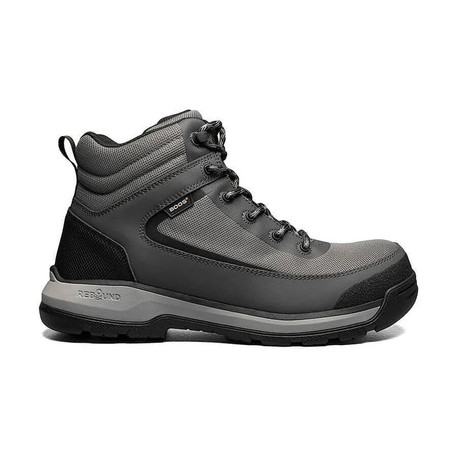 BOGS SHALE MID COMPOSITE TOE BOOT GREY - MENS