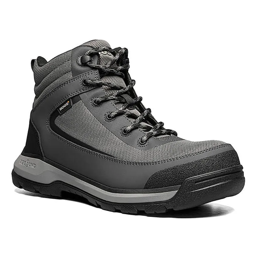 BOGS SHALE MID COMPOSITE TOE BOOT GREY - MENS