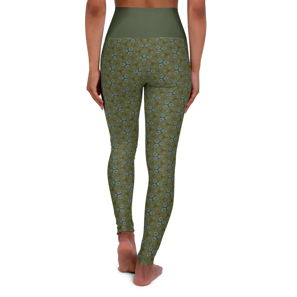 Brook Trout 1 High Waisted Yoga Leggings