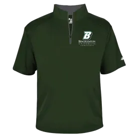 BU Admissions Quarter Zip Tshirt - Flying B Logo