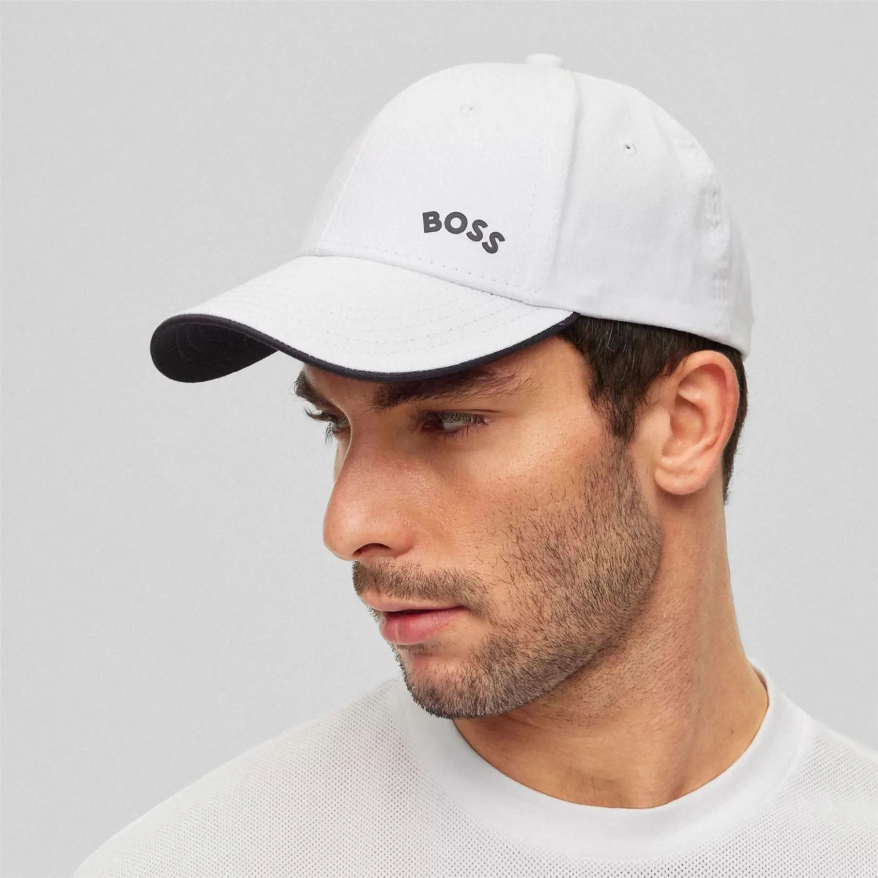 Cap-Bold-Curved White - SS23