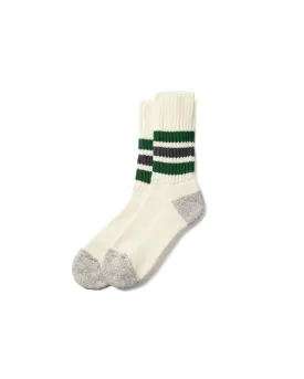 Coarse Ribbed Oldschool - Green / Charcoal