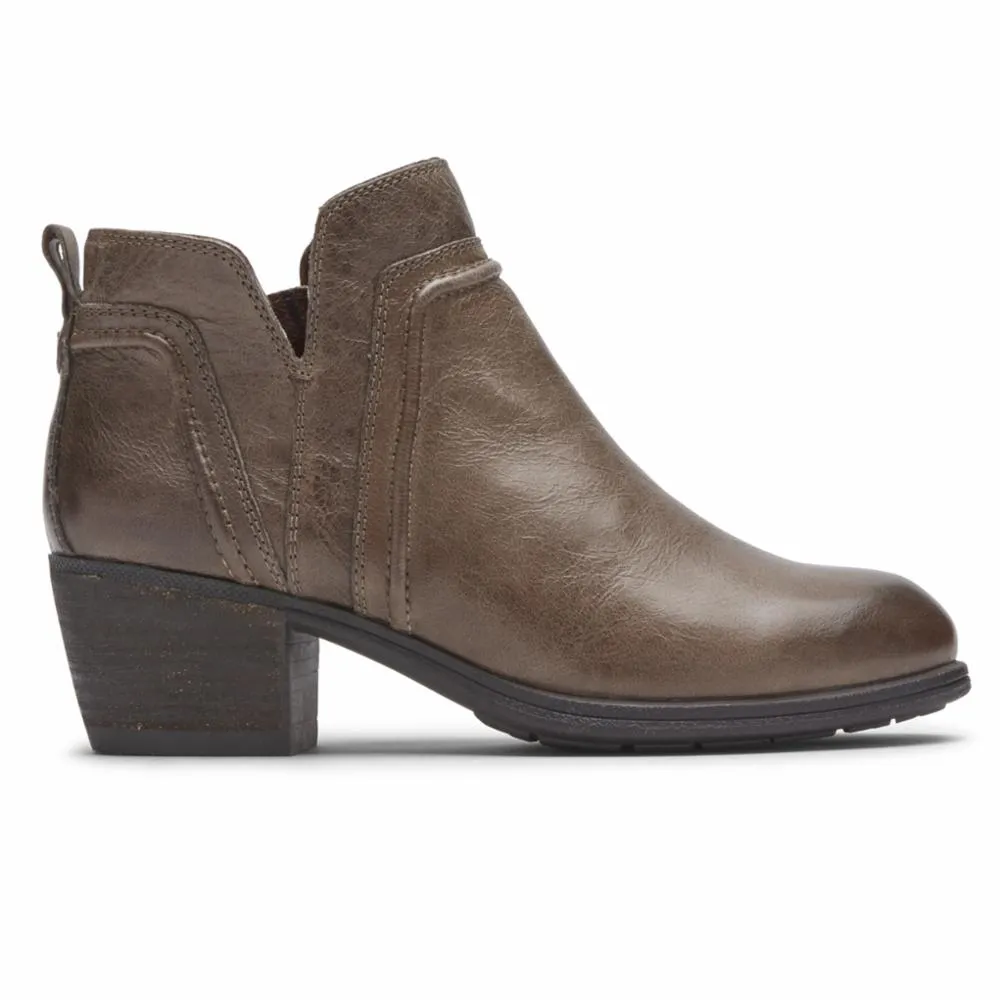 Cobb Hill ANISA VCUT BOOTIE STONE LEATHER