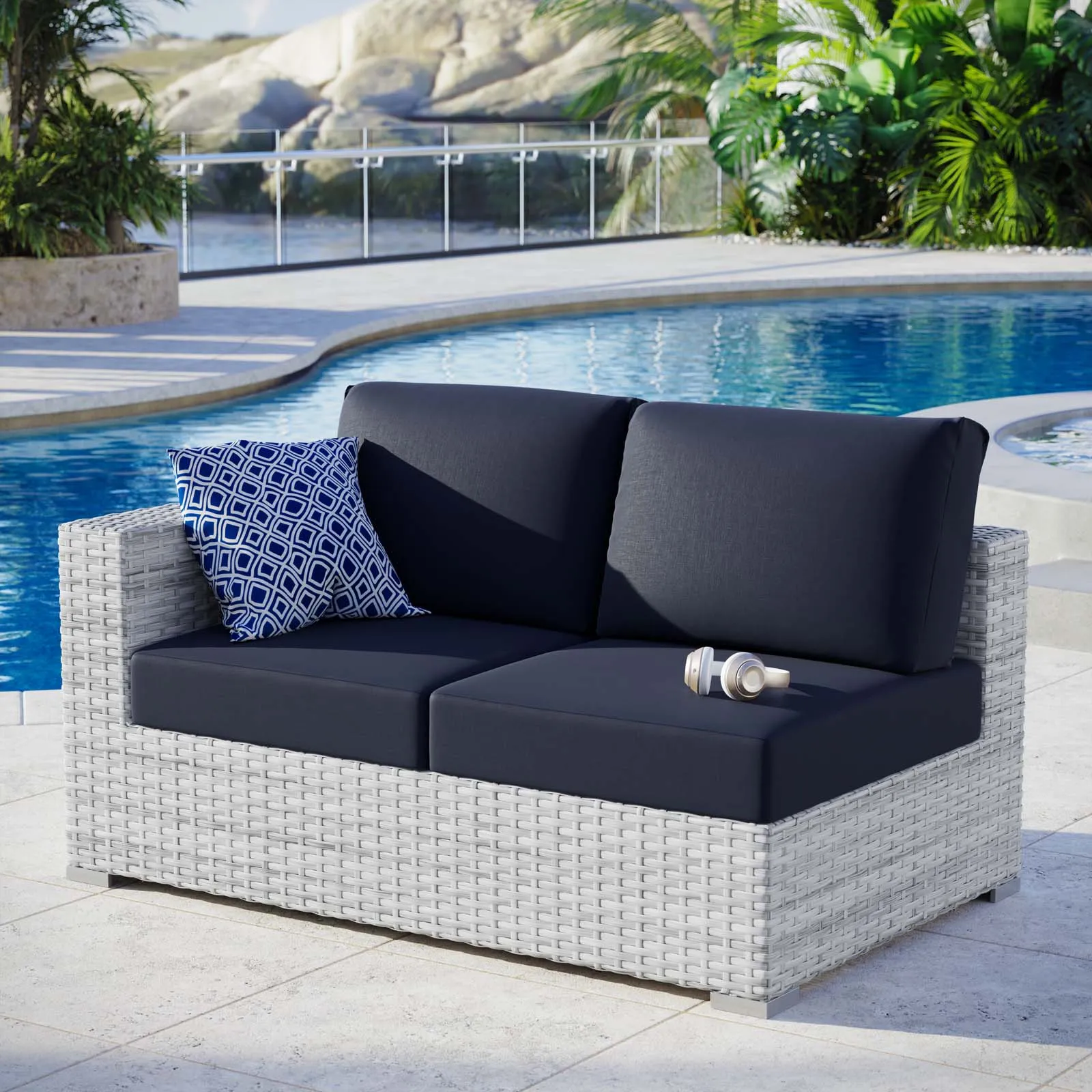 Convene Outdoor Patio Left-Arm Loveseat