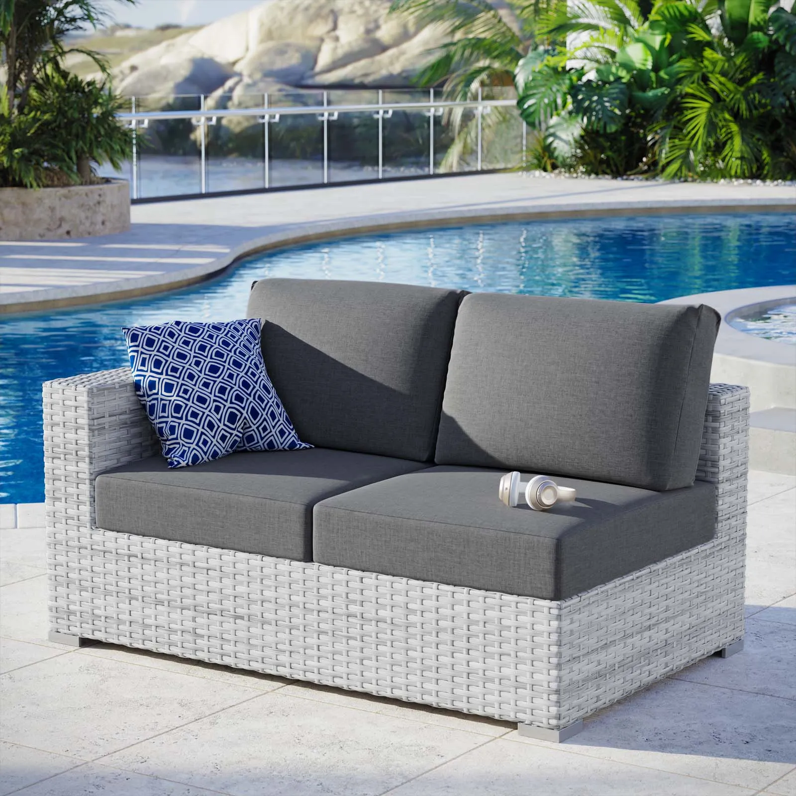 Convene Outdoor Patio Left-Arm Loveseat