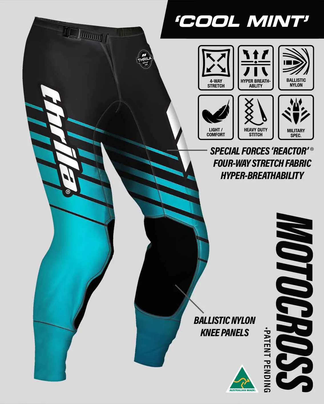 Cool Mint Motocross Pant | 21 Days