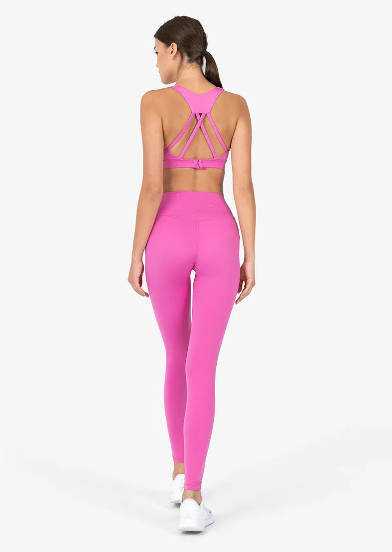 Elevate Touch Full Length Legging Fuchsia