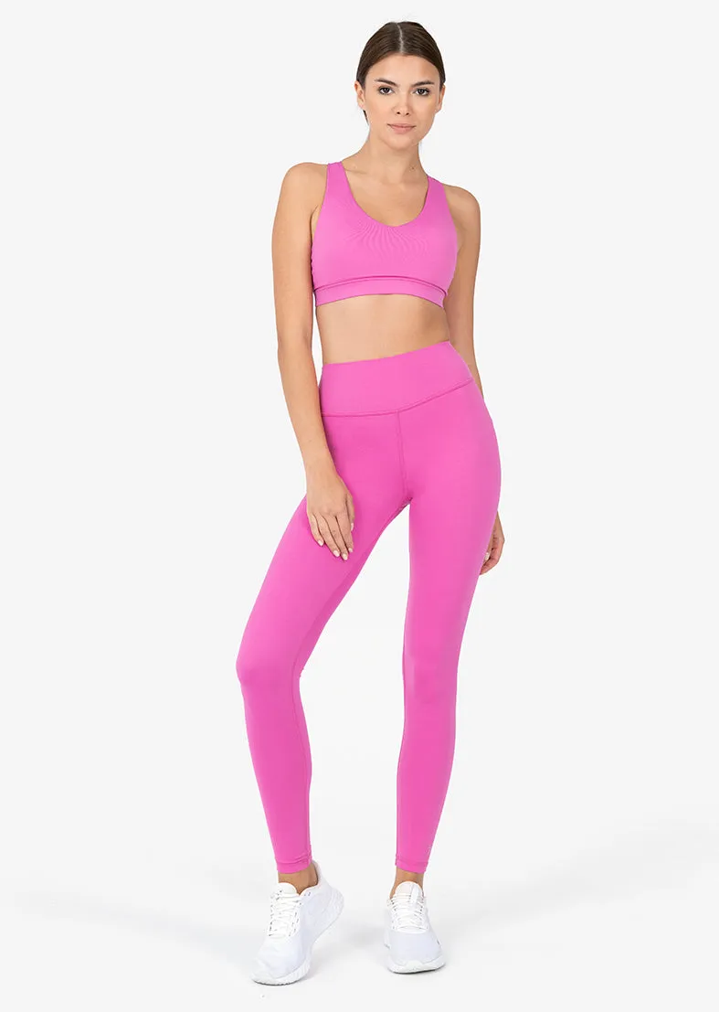 Elevate Touch Full Length Legging Fuchsia