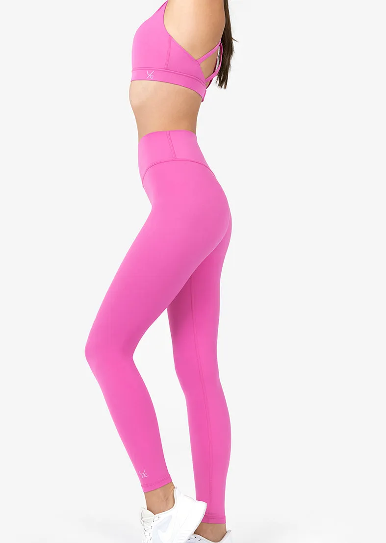 Elevate Touch Full Length Legging Fuchsia