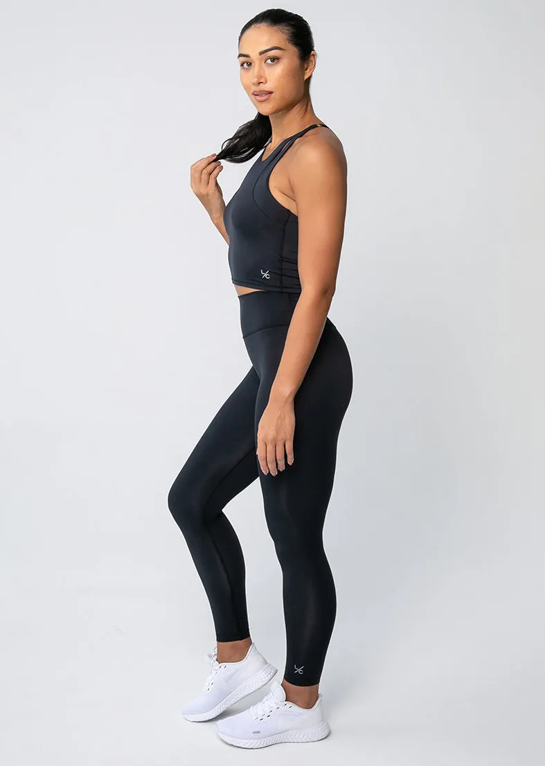 Elevate Touch Longline Bra Black