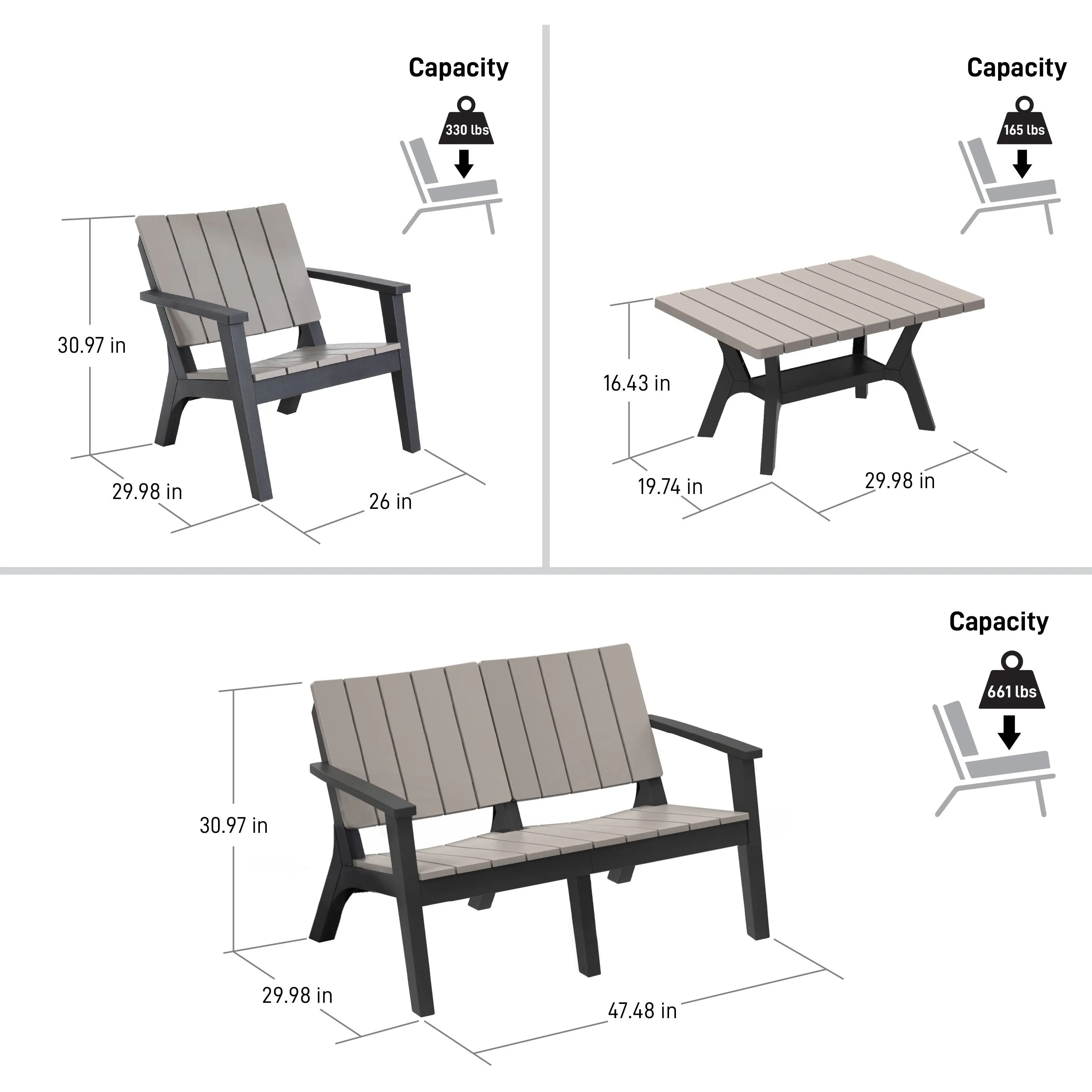 Enzo (4 Piece) Patio Sofa Seating Set