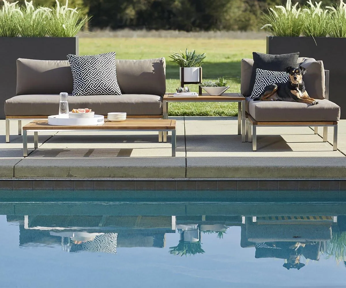 Farino Outdoor Armless Sofa