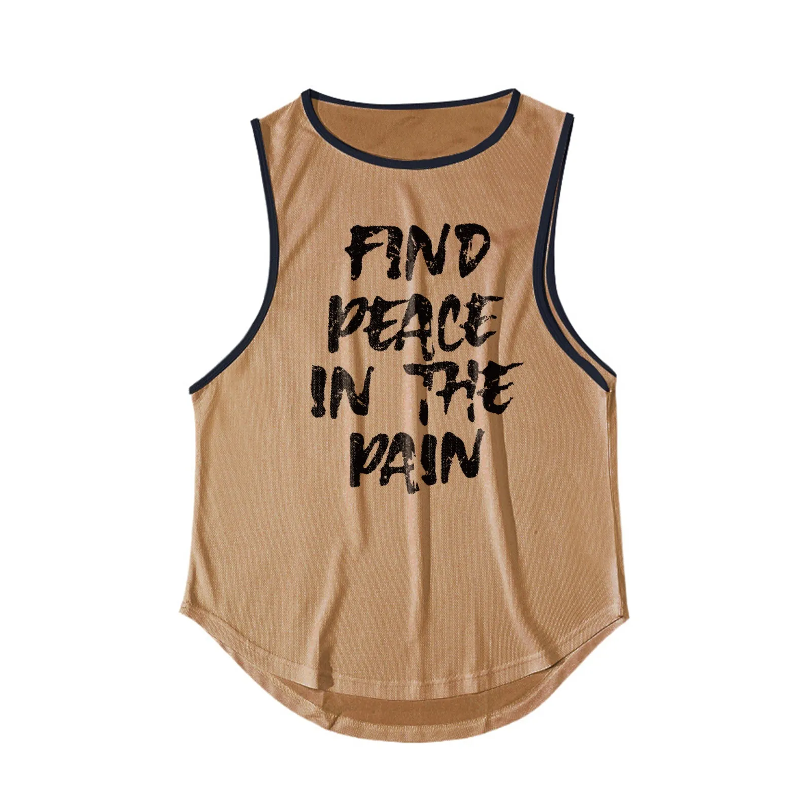 FIND PEACE IN THE PAIN GRAPHIC TANK TOP