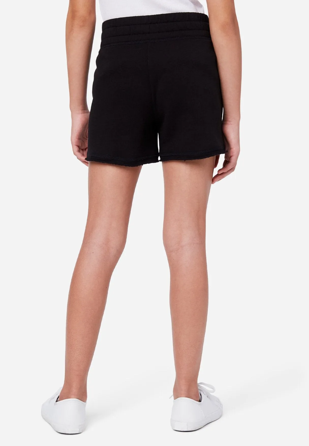 French Terry Midi Jogger Shorts