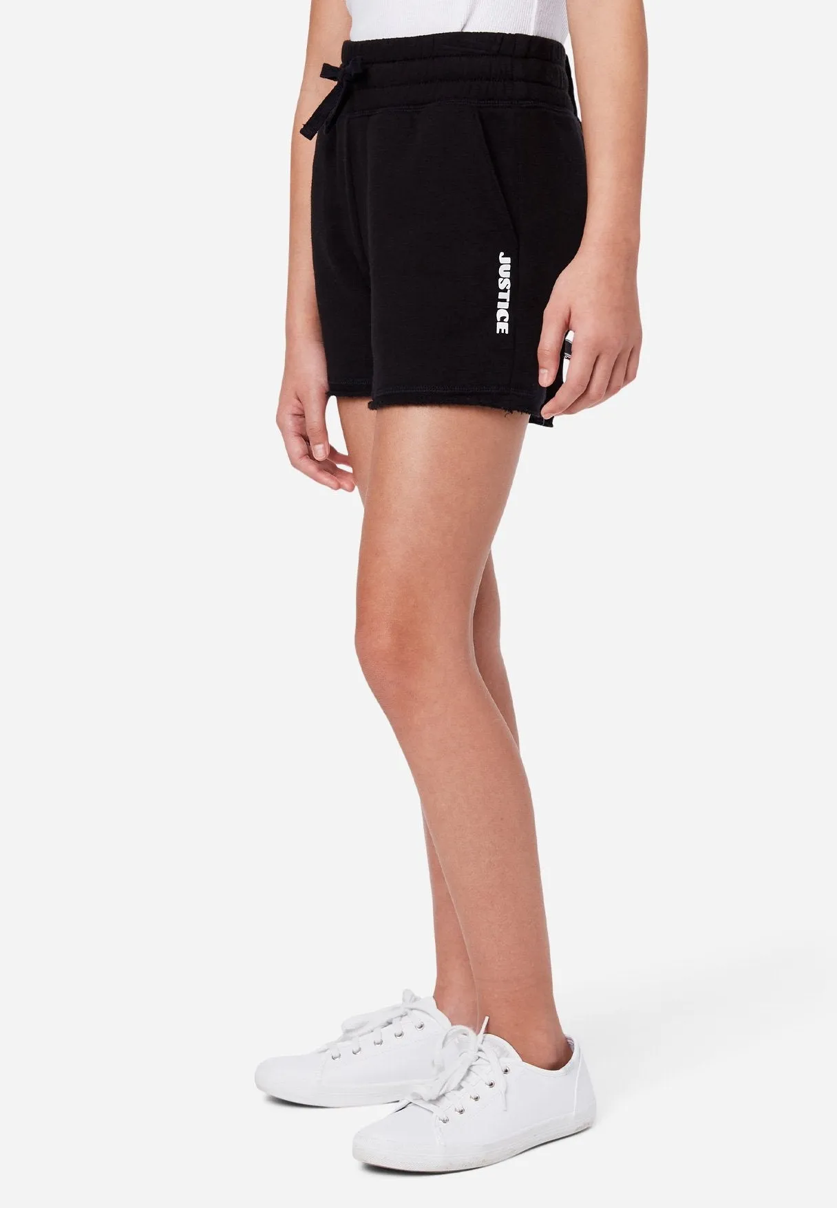 French Terry Midi Jogger Shorts