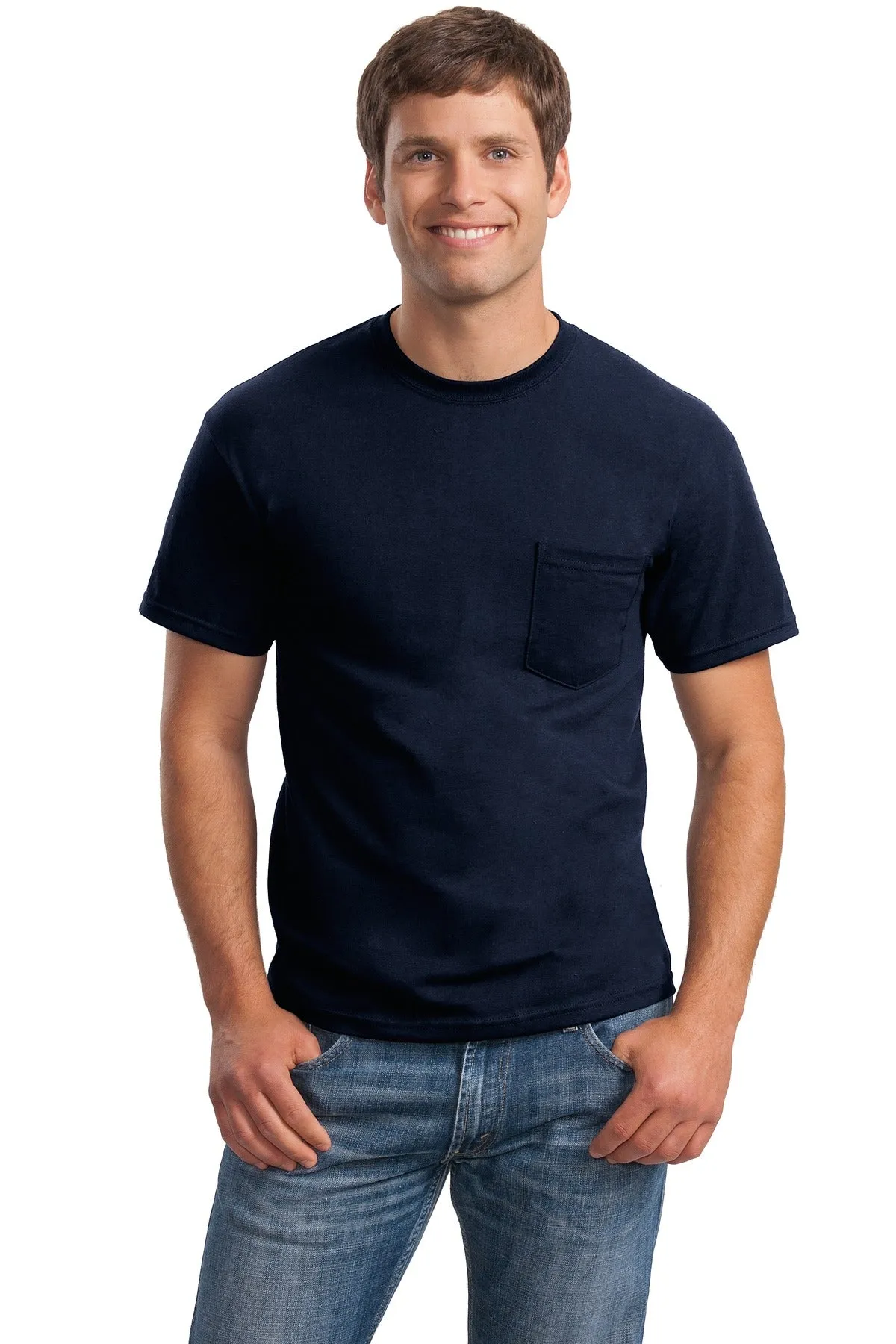 Gildan - Ultra Cotton 100% US Cotton T-Shirt with Pocket. 2300