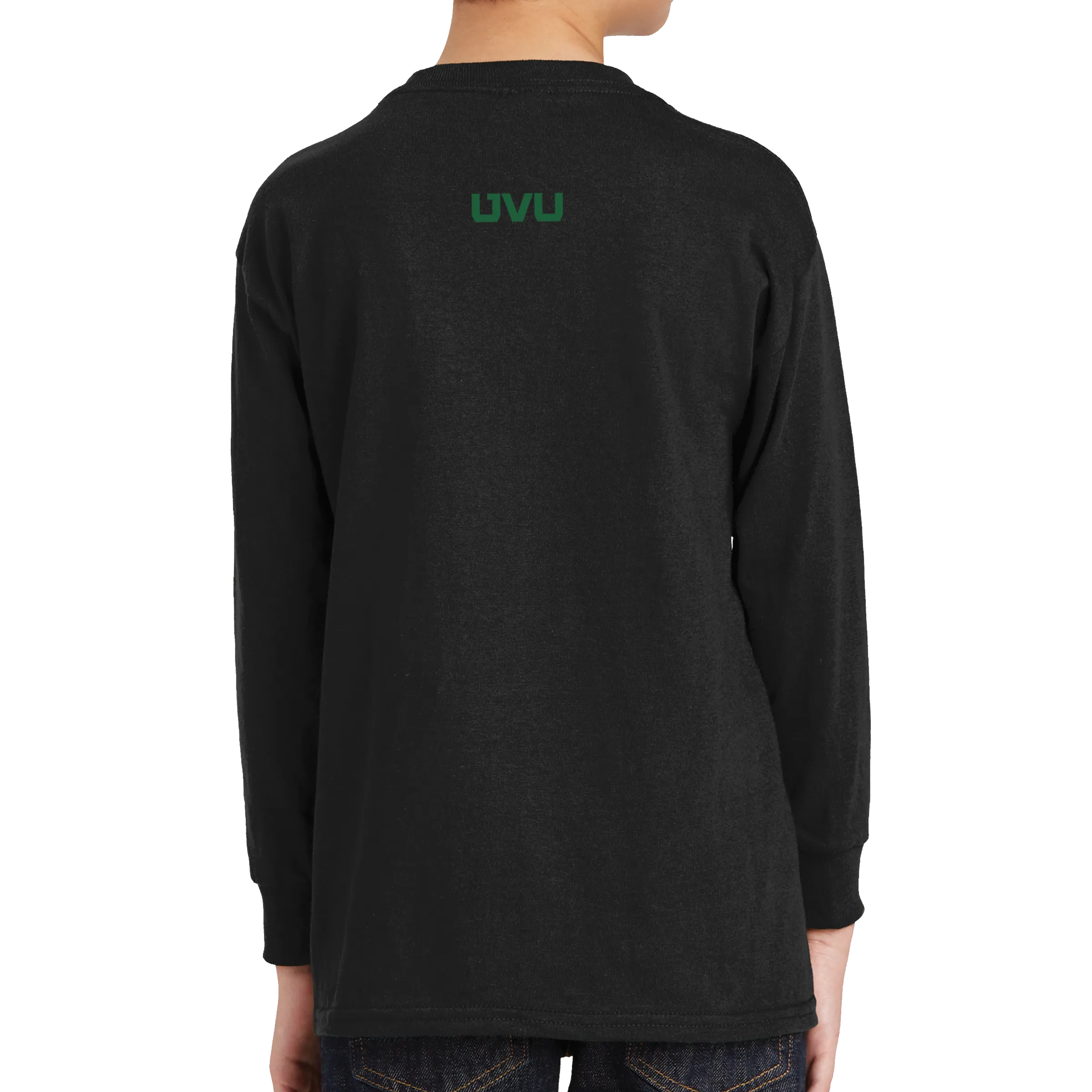 Gildan Youth Heavy Cotton 100% Cotton Long Sleeve T-Shirt- Bleed Green