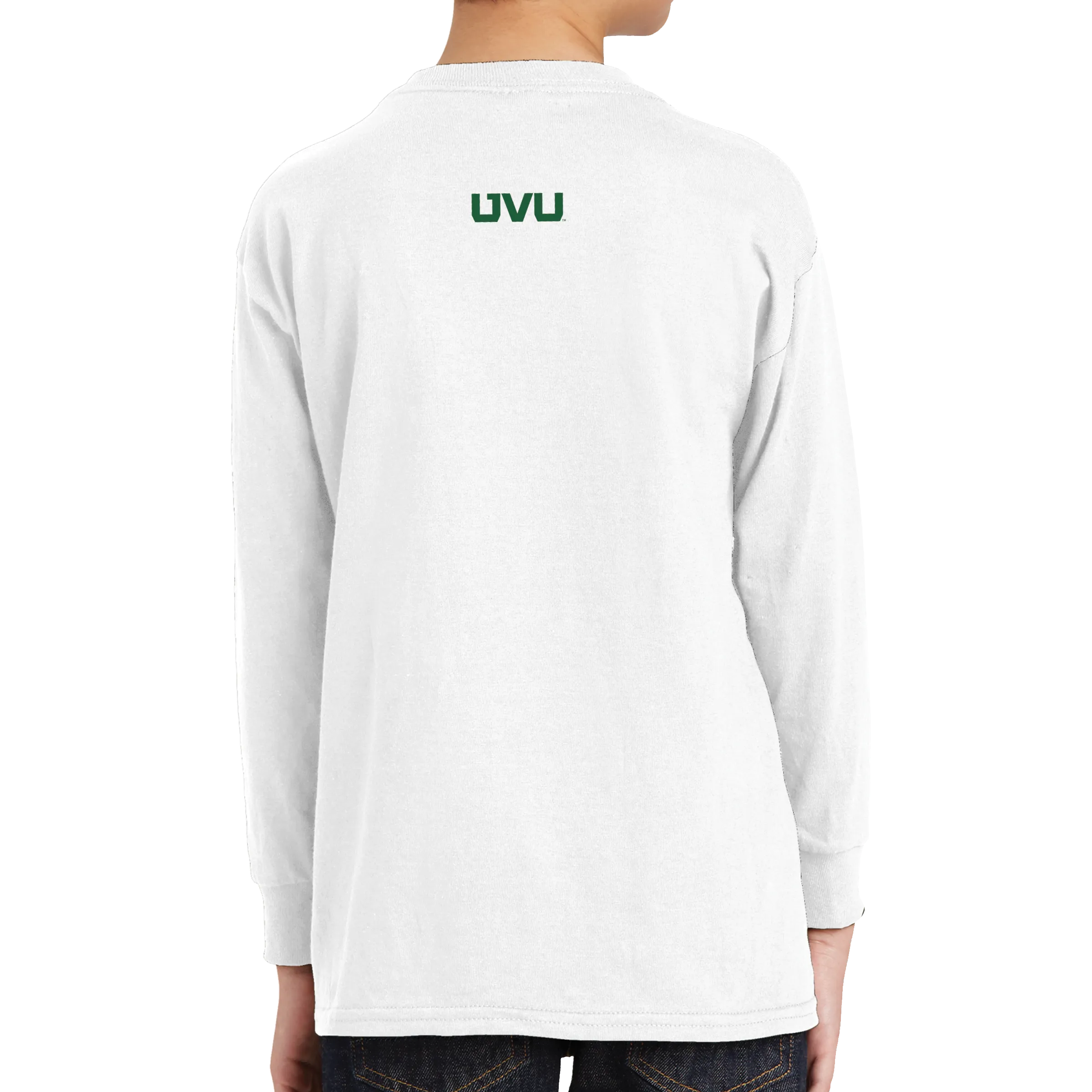 Gildan Youth Heavy Cotton 100% Cotton Long Sleeve T-Shirt- Bleed Green