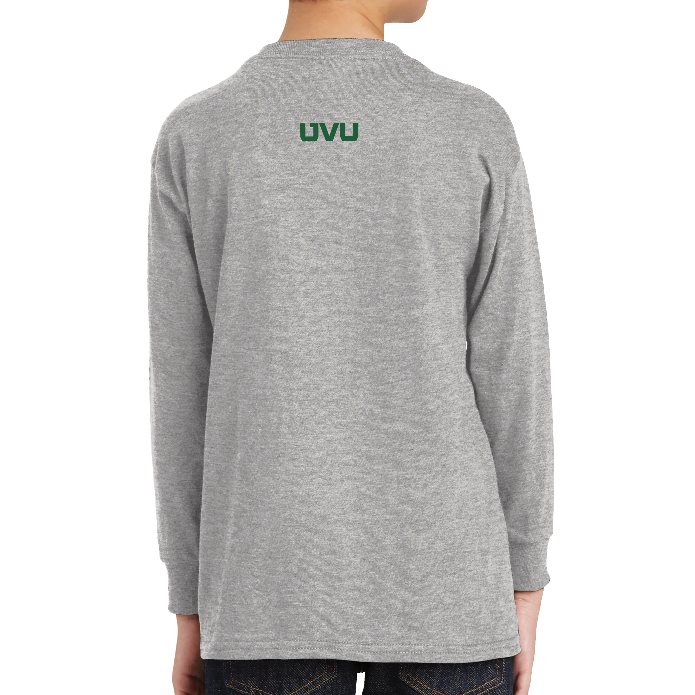 Gildan Youth Heavy Cotton 100% Cotton Long Sleeve T-Shirt- Bleed Green