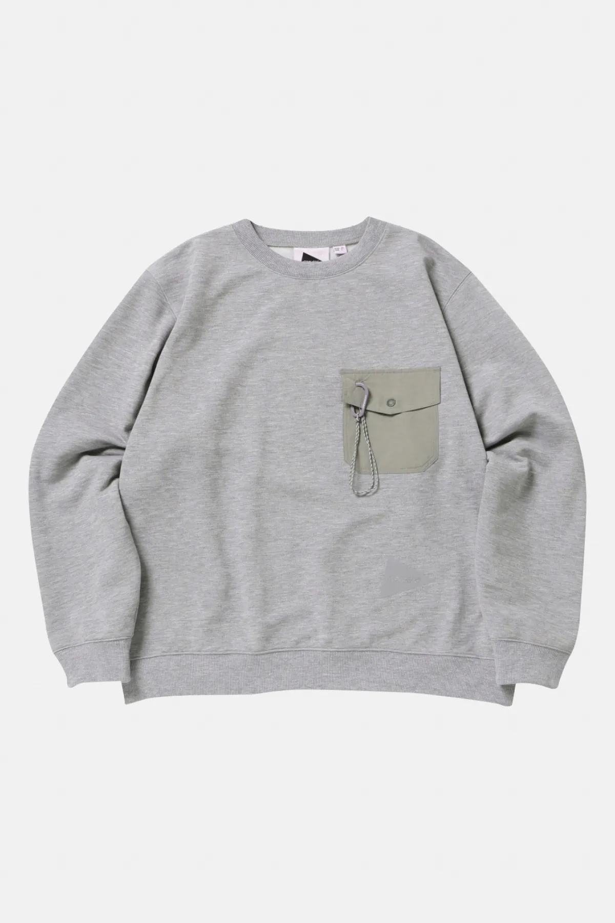 GRAMICCI x and wander Pocket Sweats Crewneck - Grey