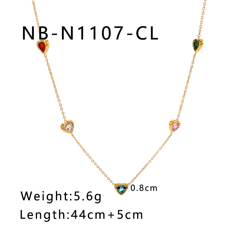 Just Lil Things Artificial Gold Necklace jltn1124