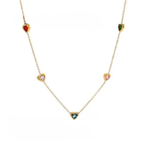 Just Lil Things Artificial Gold Necklace jltn1124