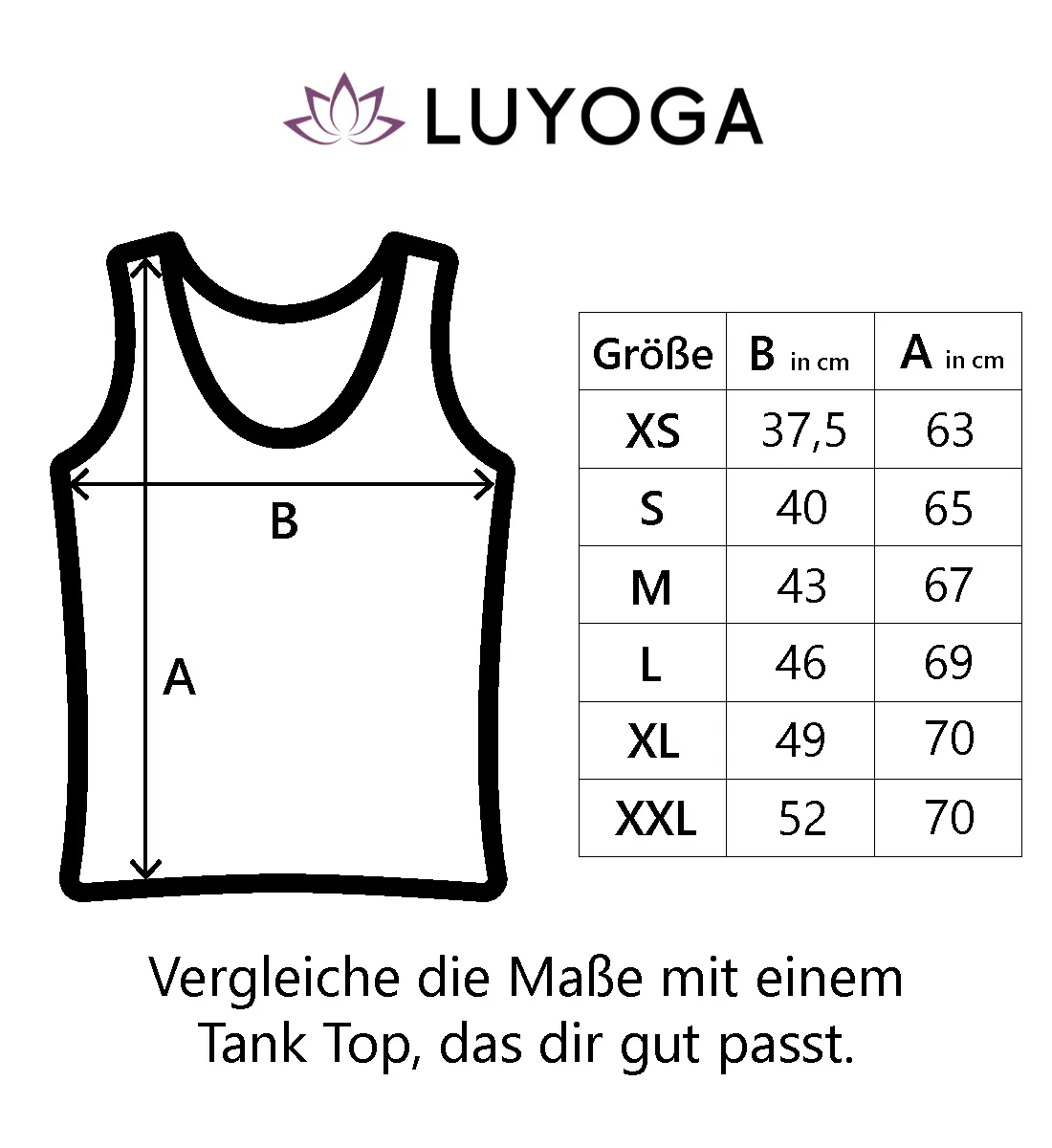 Kaffee Yoga Wein 100% Bio Tank Top