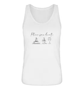 Kaffee Yoga Wein 100% Bio Tank Top