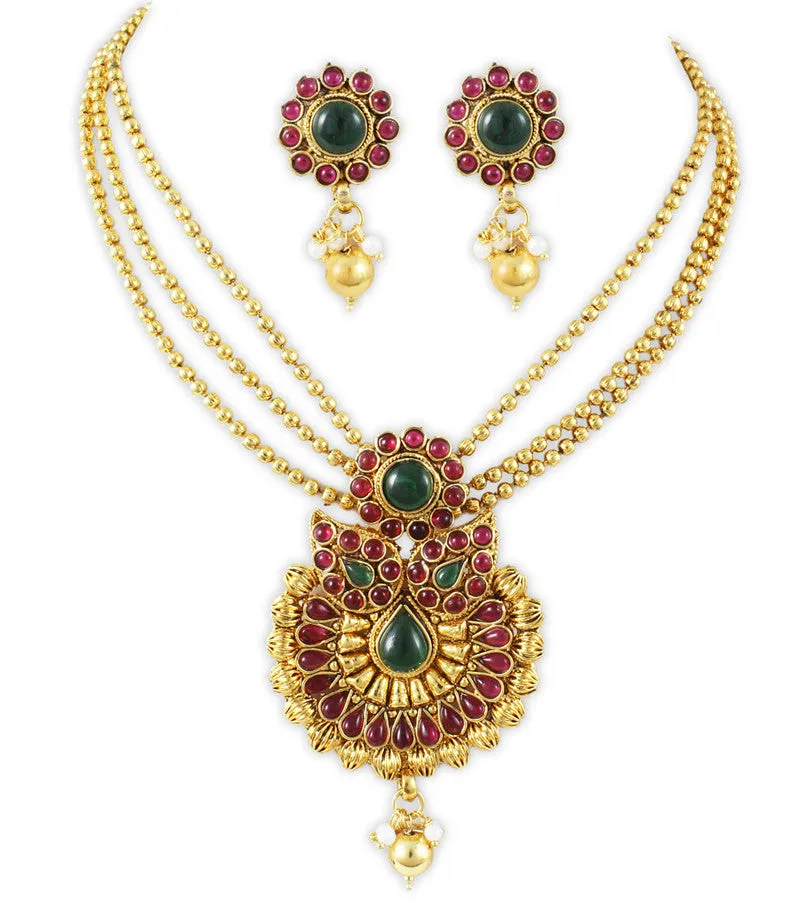 Karatcart 22K Gold Forming Traditional Necklace Sets