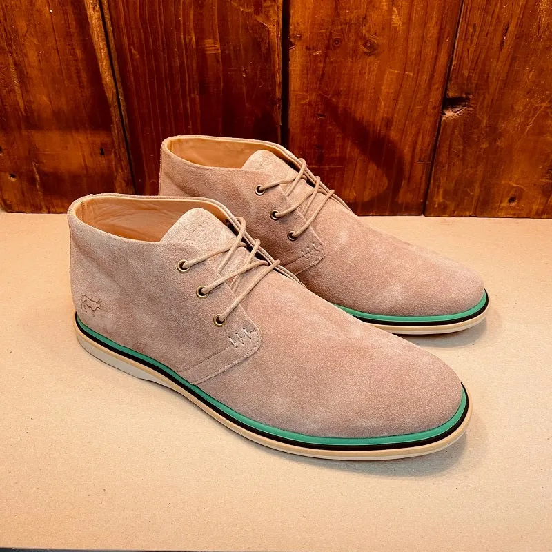 Kingsley Heath Old School Chukka Rocksand/Choc/Black