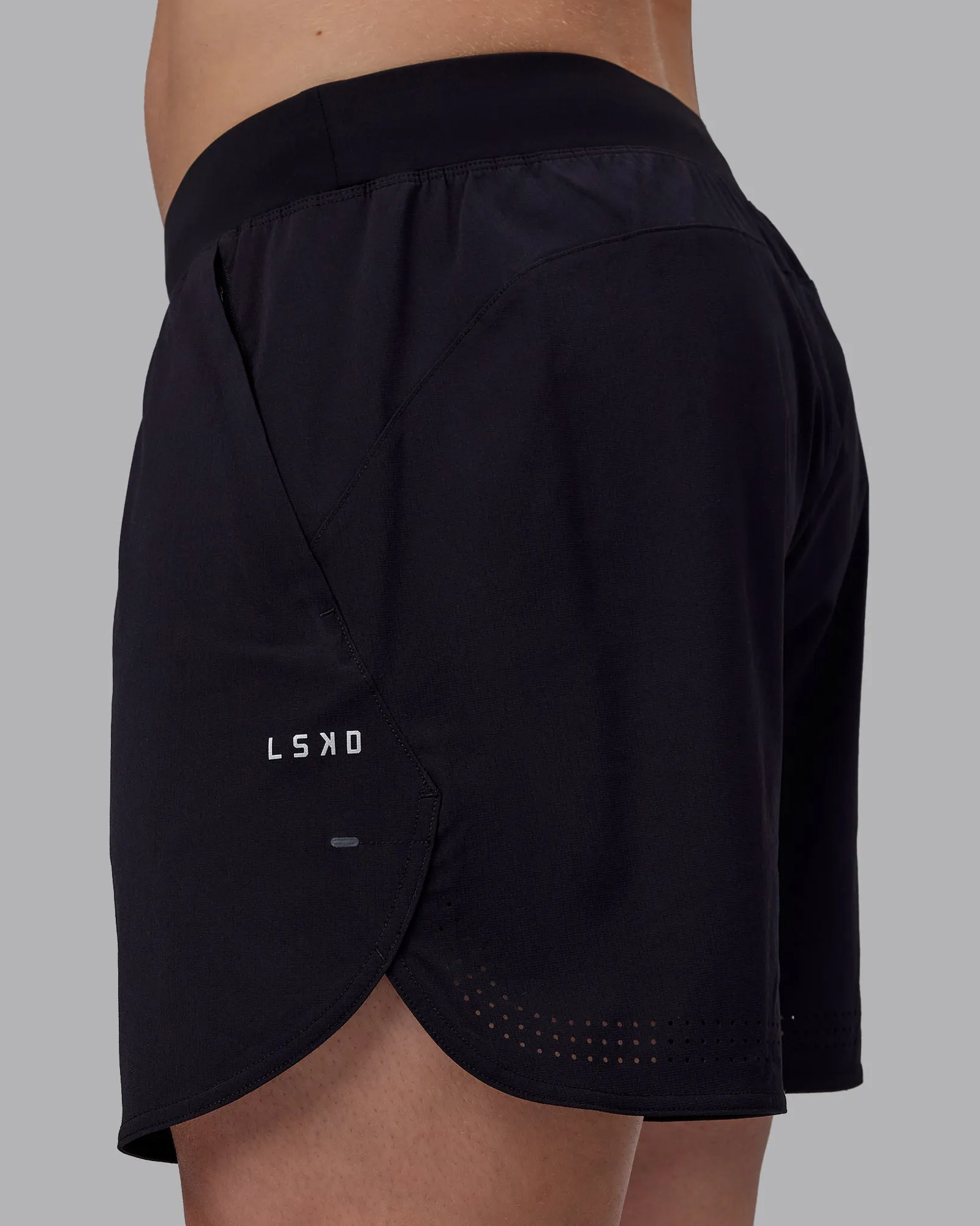 Lift 6" Performance Shorts - Black-Reflective